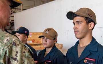 SWOBOSS Visits USS Essex, USS Russell