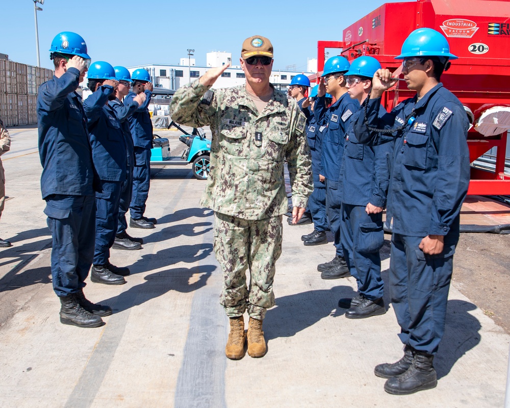 SWOBOSS Visits USS Essex, USS Russell