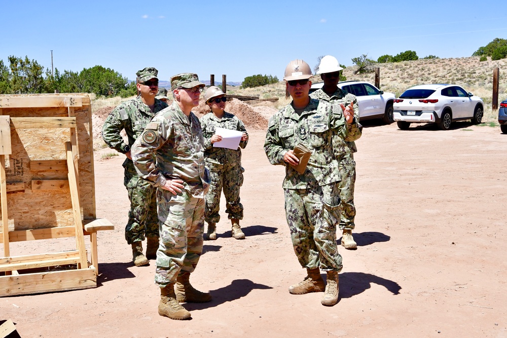 Senior DoD Leaders Observe Navy-Led Construction Efforts Supporting Gallup Community During Operation FOOTPRINT