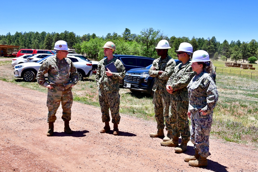 Senior DoD Leaders Observe Navy-Led Construction Efforts Supporting Gallup Community During Operation FOOTPRINT