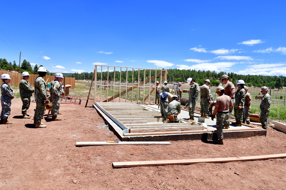 Senior DoD Leaders Observe Navy-Led Construction Efforts Supporting Gallup Community During Operation FOOTPRINT
