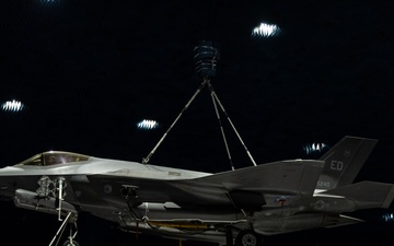 F-35A in the Benefield Anechoic Facility at Edwards Air Force Base