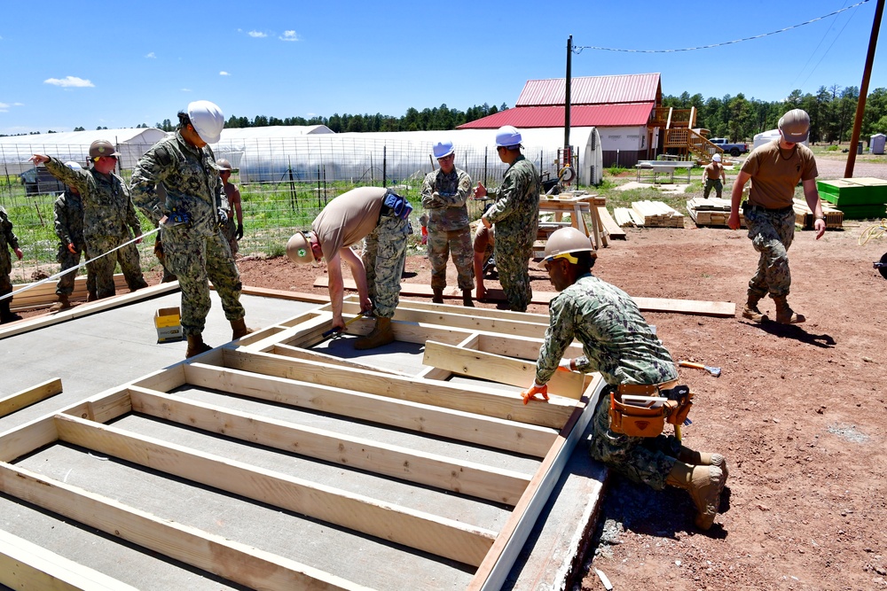 Senior DoD Leaders Observe Navy-Led Construction Efforts Supporting Gallup Community During Operation FOOTPRINT