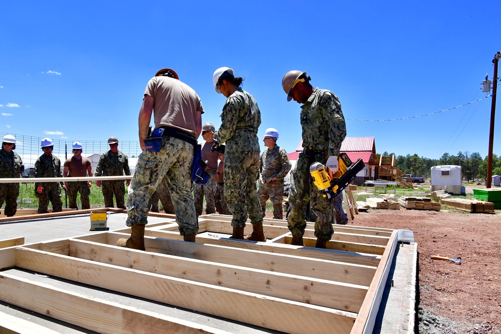 Senior DoD Leaders Observe Navy-Led Construction Efforts Supporting Gallup Community During Operation FOOTPRINT