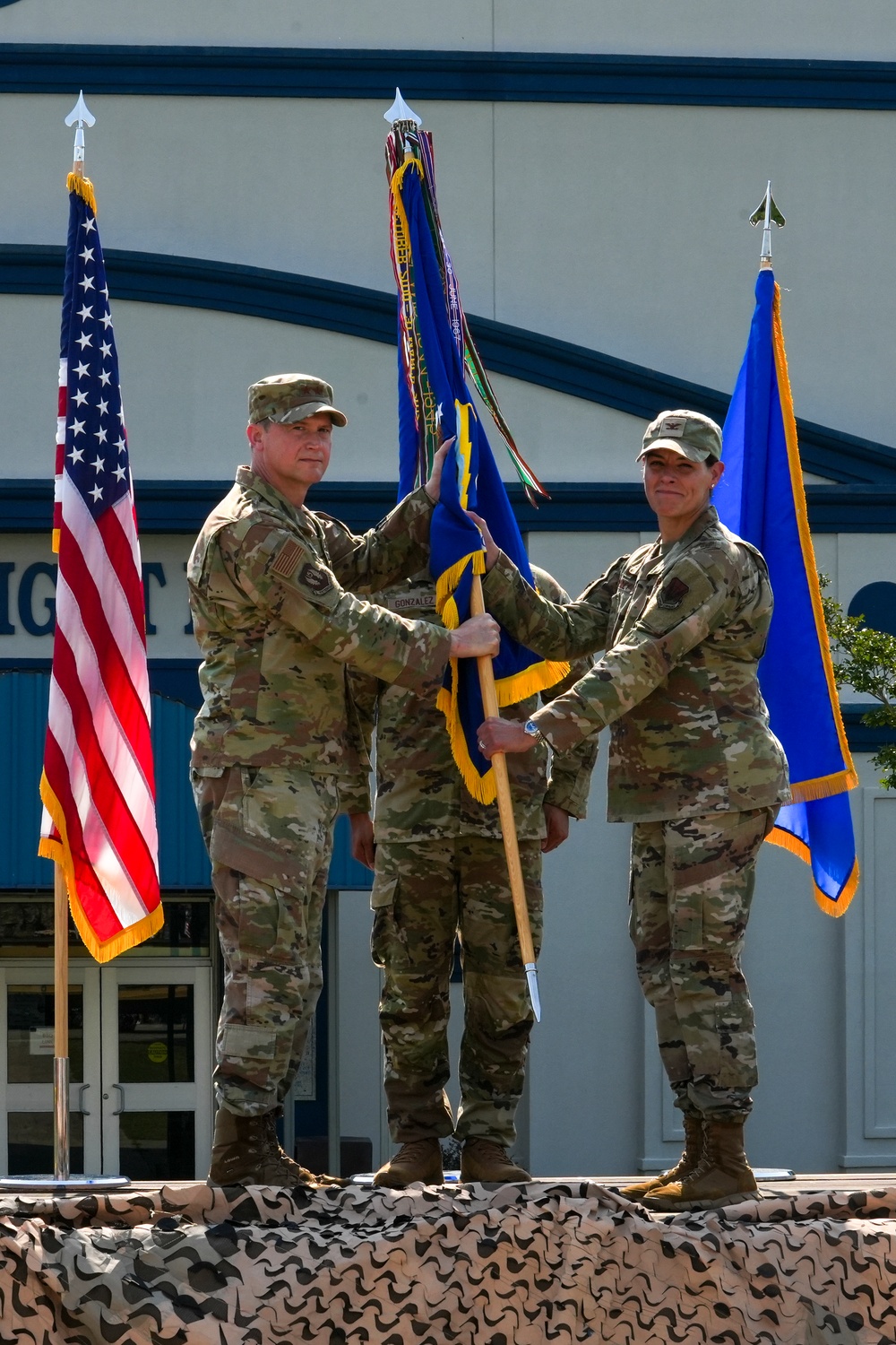 461st Air Control Wing holds change of command ceremony