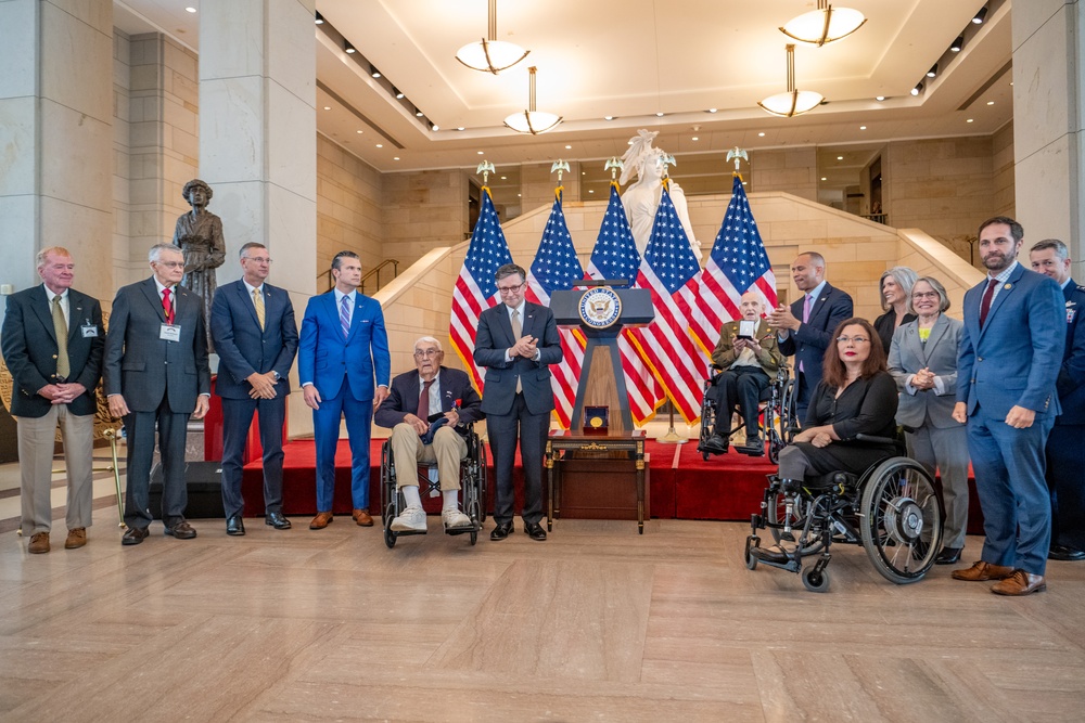 Congressional Gold Medals awarded to WWII Army Rangers
