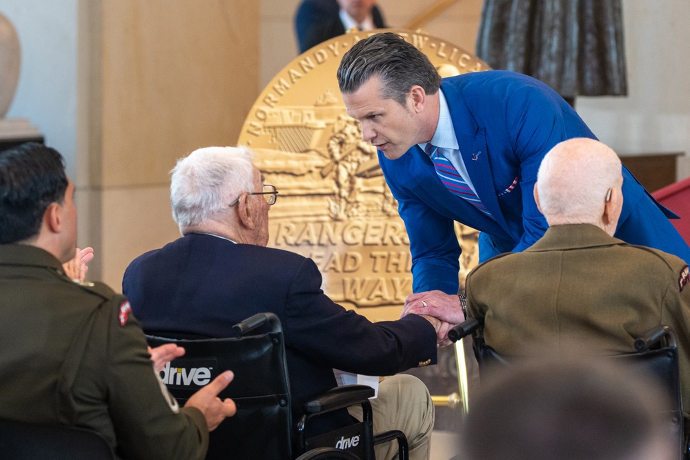 Congressional Gold Medals awarded to WWII Army Rangers