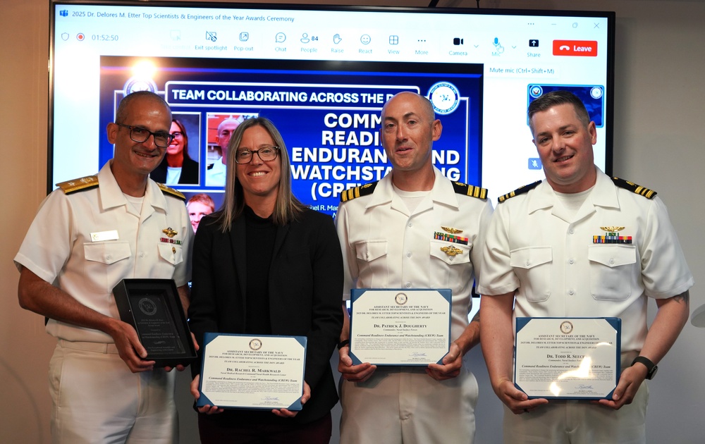 NHRC Researchers Win 2025 Dr. Delores M. Etter Top Scientists and Engineers of the Year Award