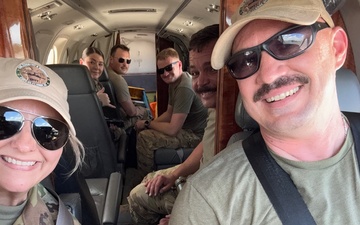 Chief Warrant Officer Circles the Globe in C-12 Huron