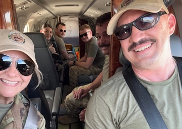 Chief Warrant Officer Circles the Globe in C-12 Huron