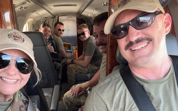Chief Warrant Officer Circles the Globe in C-12 Huron