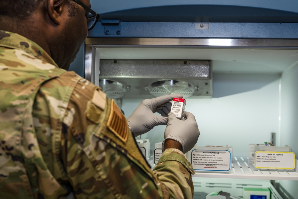 Airmen Maintain Mission Readiness by Being Vaccinated