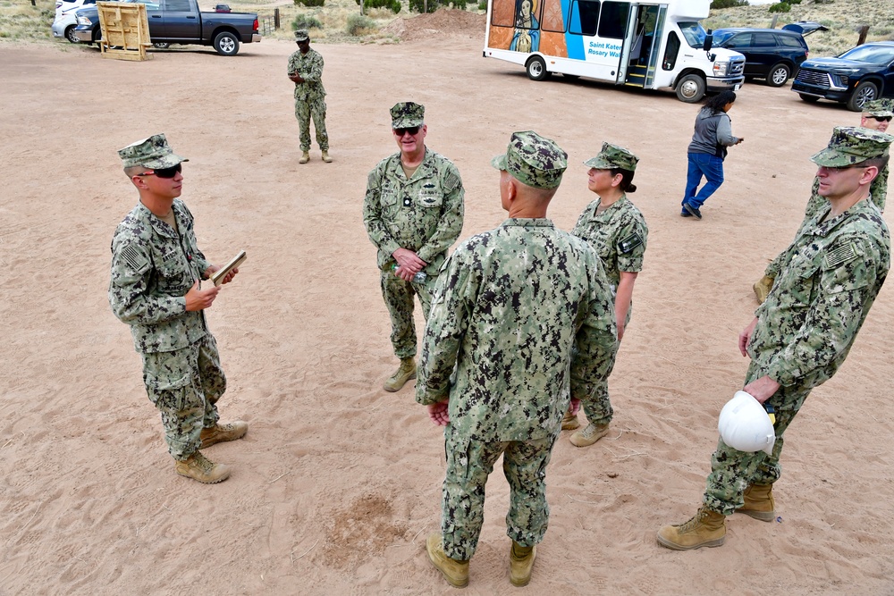 Senior DoD Leaders Observe Navy-Led Construction Efforts Supporting Gallup Community During Operation FOOTPRINT