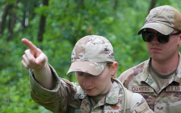 Security Forces Land Navigation Training in Wisconsin
