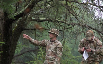 Security Forces Squadron Land Navigation Training in Wisconsin