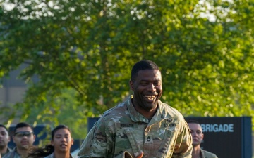 52 EOD conducts pre air assault PT.