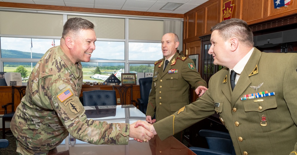 Pennsylvania Adjutant General hosts Lithuania Land Forces Commander