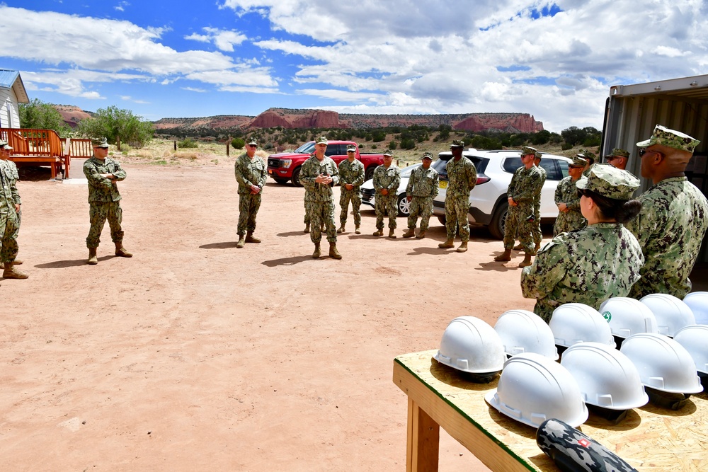 Senior DoD Leaders Observe Navy-Led Construction Efforts Supporting Gallup Community During Operation FOOTPRINT