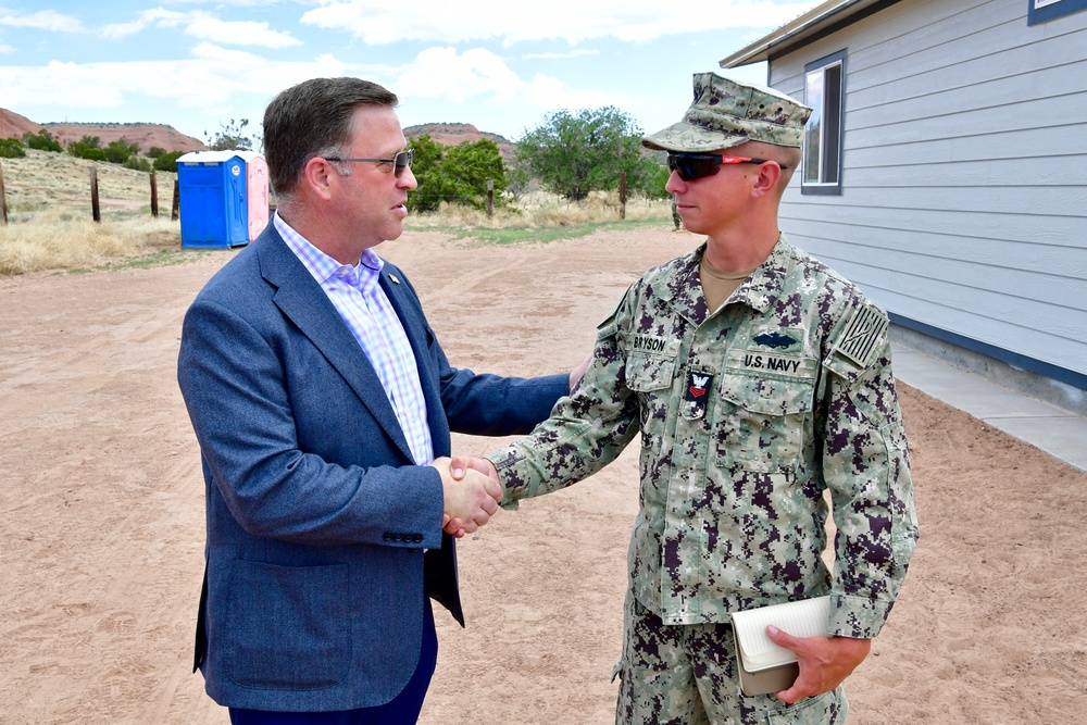 Senior DoD Leaders Observe Navy-Led Construction Efforts Supporting Gallup Community During Operation FOOTPRINT