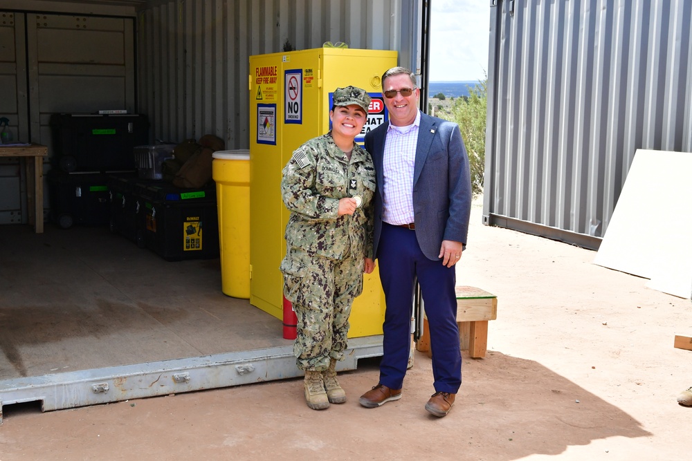 Senior DoD Leaders Observe Navy-Led Construction Efforts Supporting Gallup Community During Operation FOOTPRINT