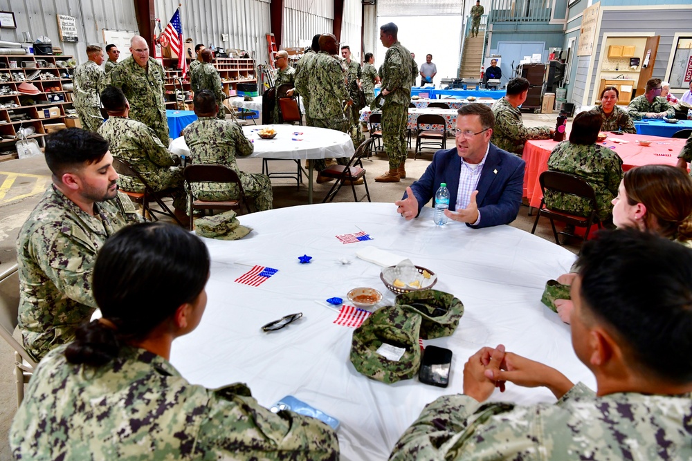 Senior DoD Leaders Observe Navy-Led Construction Efforts Supporting Gallup Community During Operation FOOTPRINT