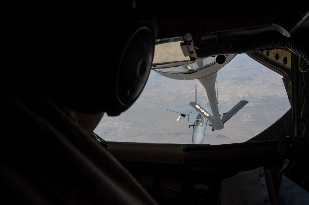 940th Air Refueling Wing conducts a mission over Idaho