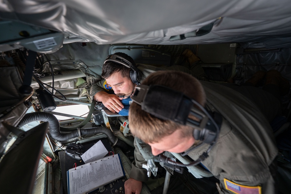940th Air Refueling Wing conducts a mission over Idaho