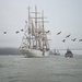 USCGC Eagle sails into San Francisco, California