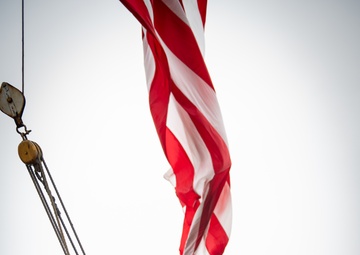 USCGC Eagle sails into San Francisco, California