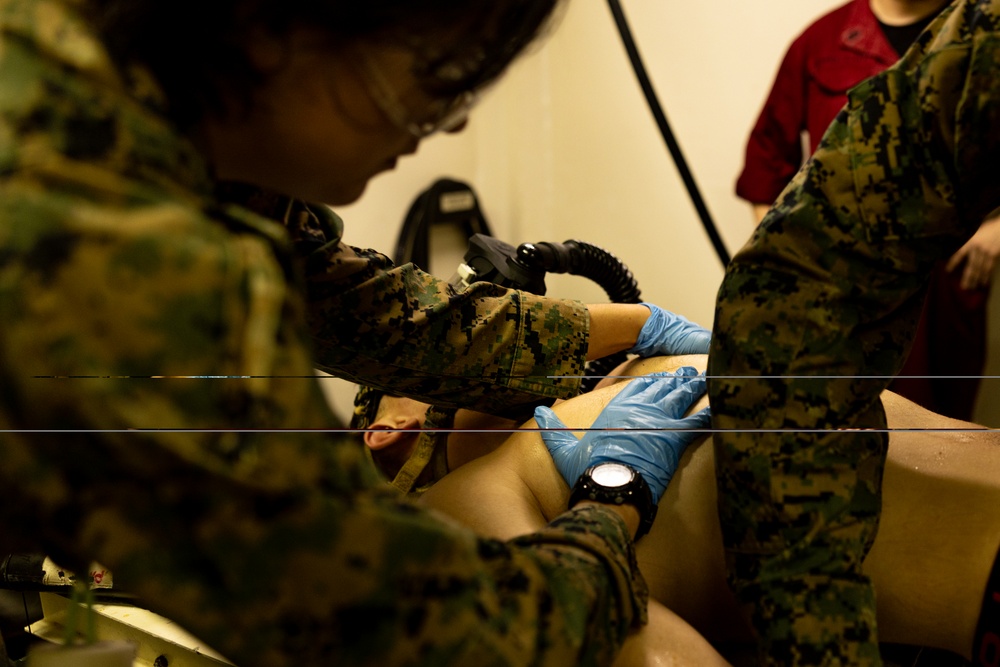 31st MEU | CBRN decontamination training