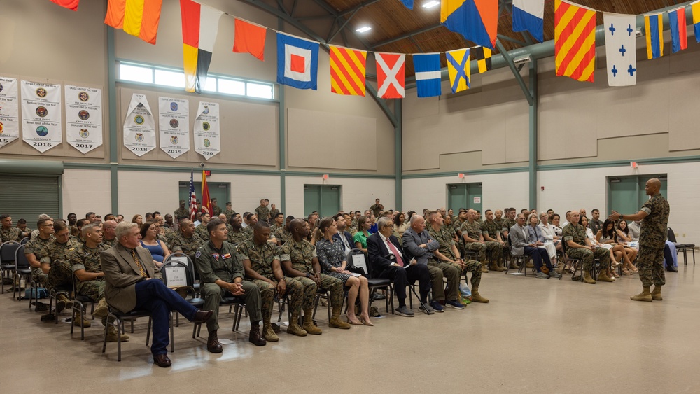 8th Marine Corps District Change of Command Ceremony