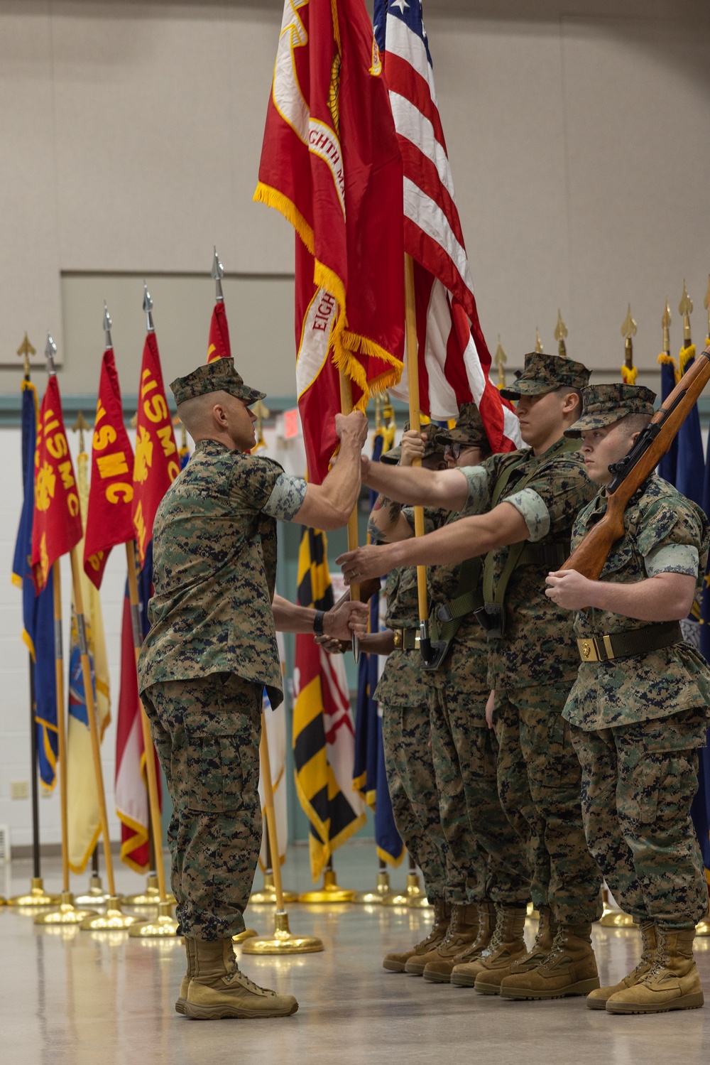 8th Marine Corps District Change of Command Ceremony
