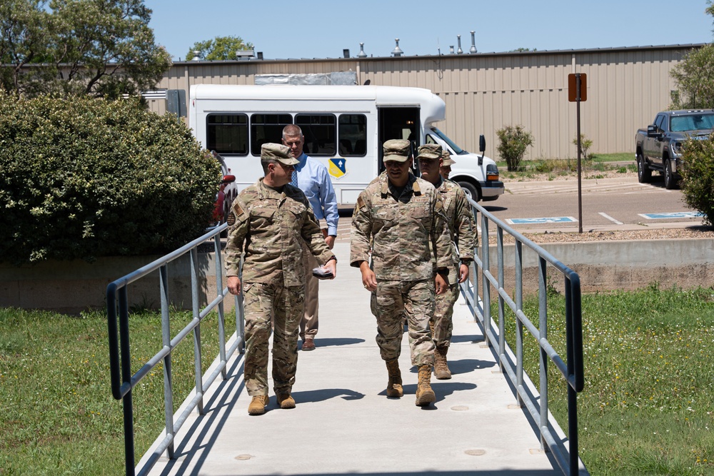 Brig. Gen. Prather visits Cannon AFB