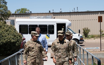 Brig. Gen. Prather visits Cannon AFB