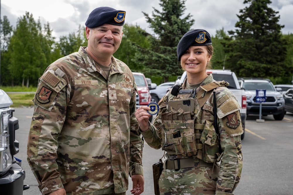 Brig. Gen. Brian Filler visits JBER to support, listen to the defenders