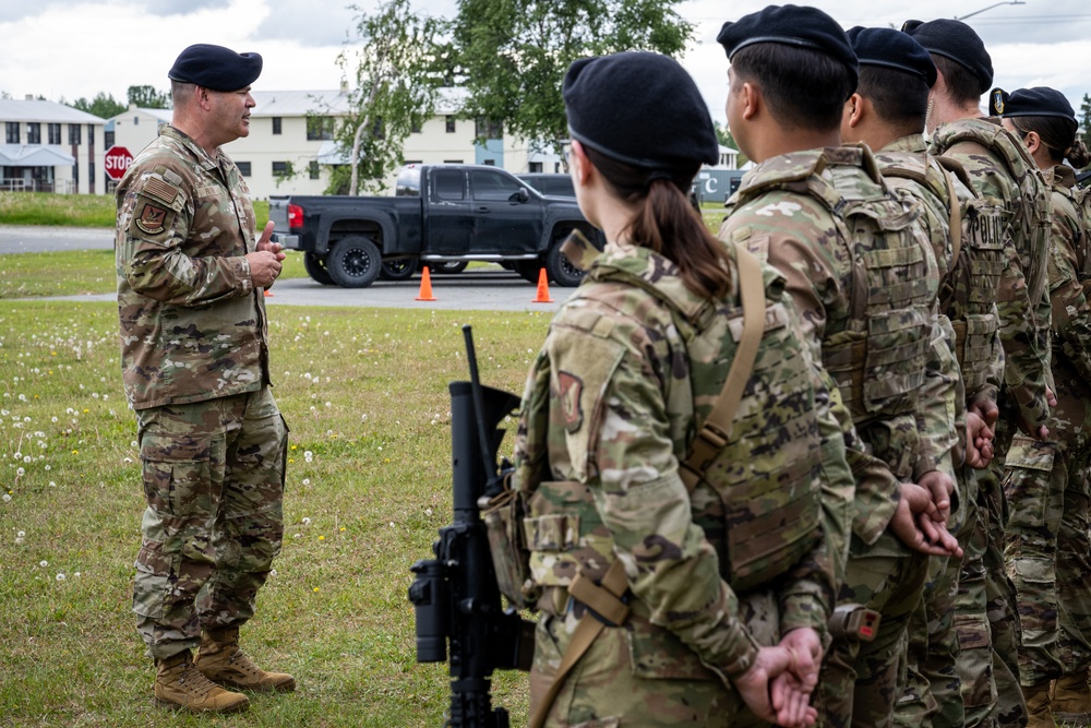 Brig. Gen. Brian Filler visits JBER to support, listen to the defenders
