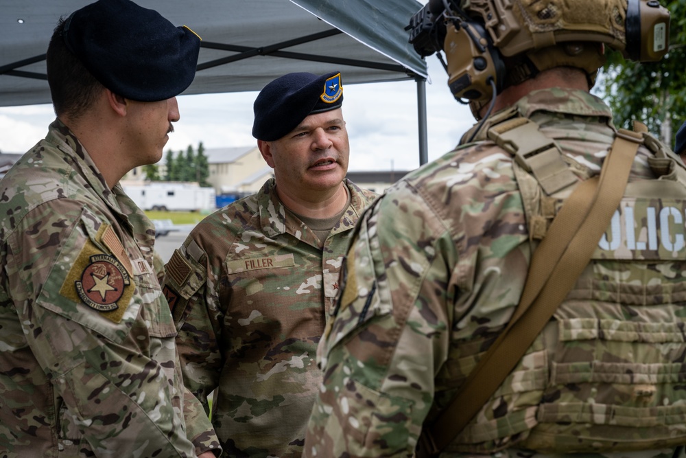 Brig. Gen. Brian Filler visits JBER to support, listen to the defenders