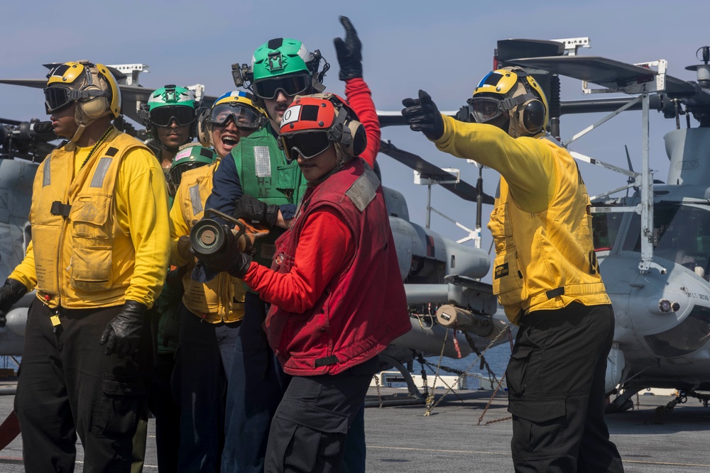 USS Iwo Jima Aviation Training Team Environment