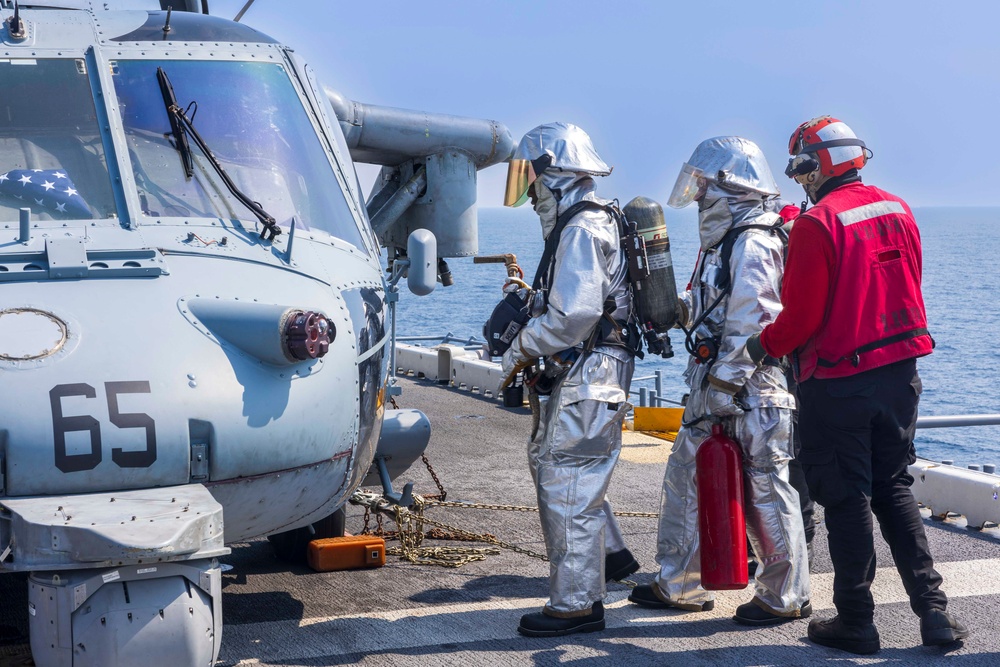 USS Iwo Jima Aviation Training Team Environment