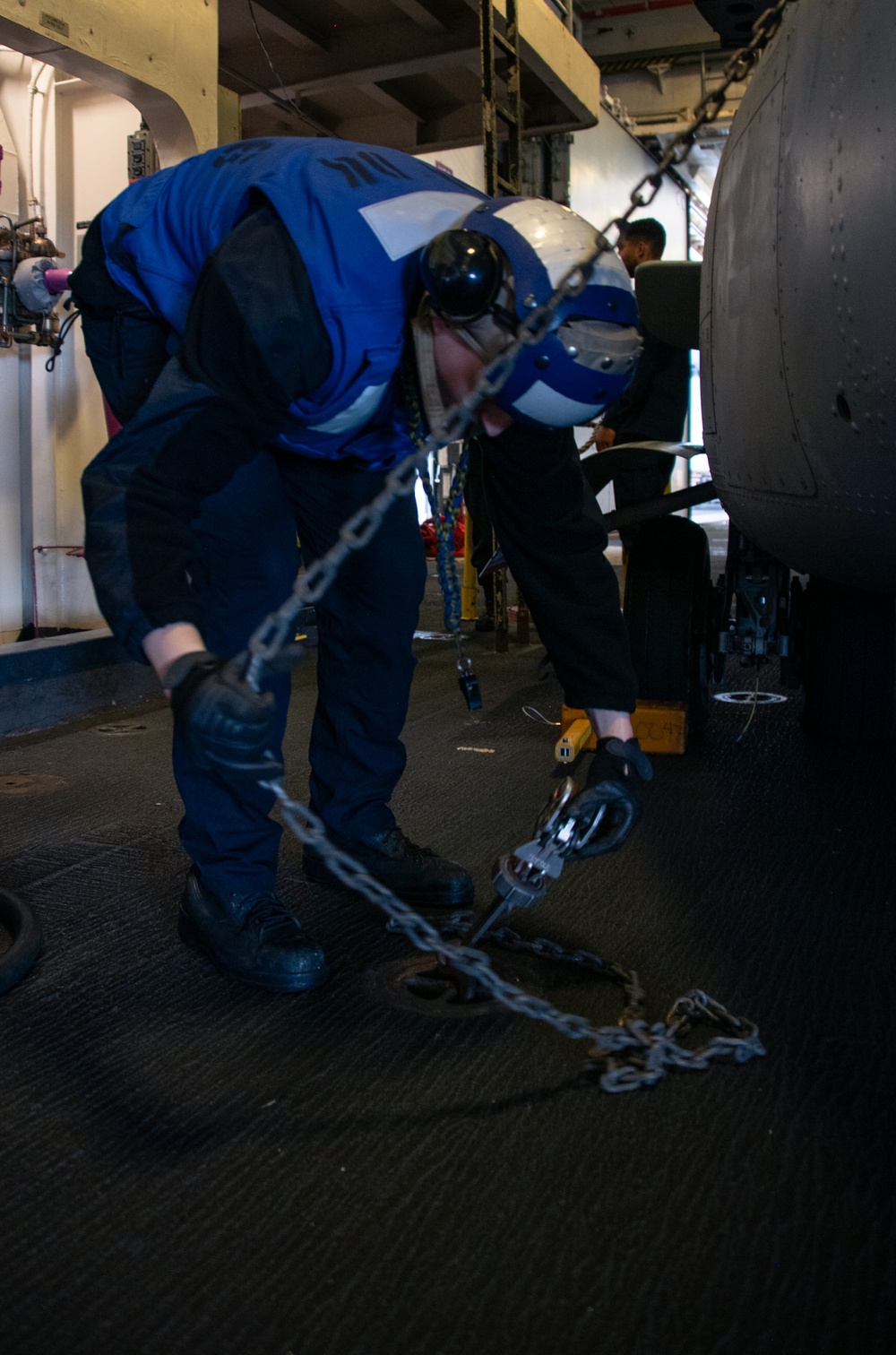 USS America (LHA 6) Conducts Aircraft Move
