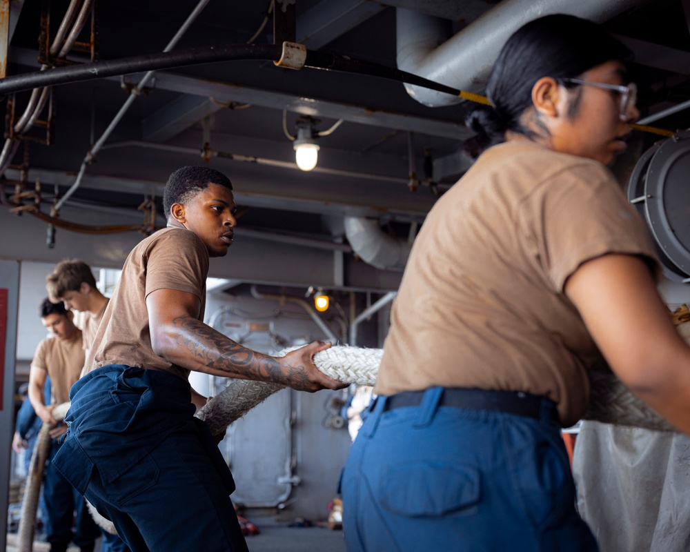 USS Gerald R. Ford (CVN 78) Departs for Deployment