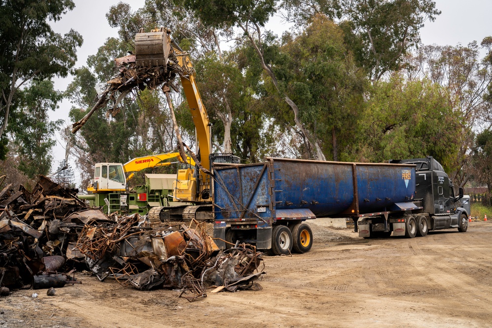 USACE supports Wildfire Debris Removal in Southern California