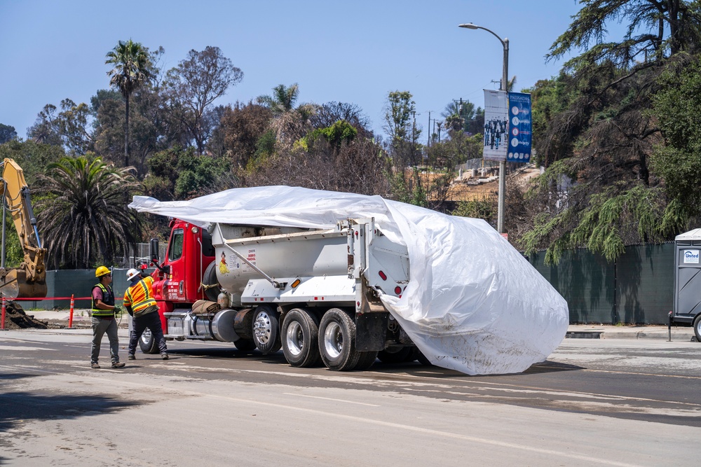USACE supports Wildfire Debris Removal in Southern California