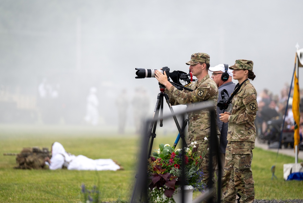 Capturing Legacy: Public Affairs Team Documents Mountain Fest 2025 Ceremony
