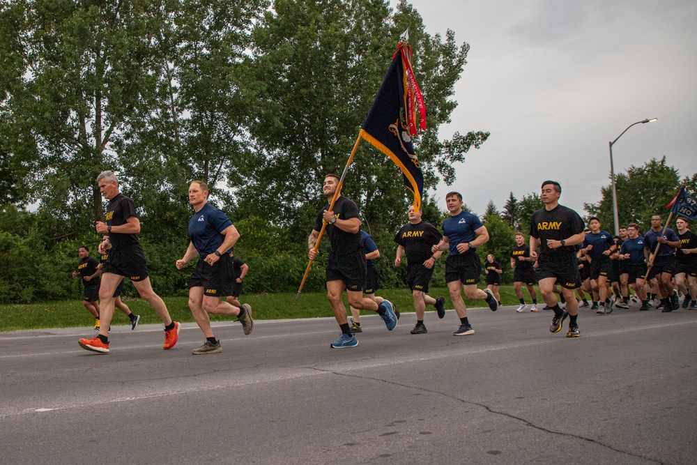 Pacing Through Legacy: 10th Mountain Division (LI) Soldiers on the Move