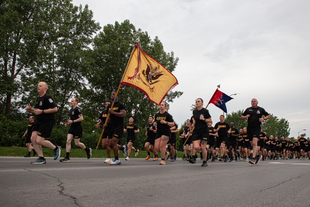 Pacing Through Legacy: 10th Mountain Division (LI) Soldiers on the Move