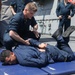 Sailors aboard the USS John Finn conduct a security reaction force class in Sagami Wan