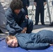 Sailors aboard the USS John Finn conduct a security reaction force class in Sagami Wan