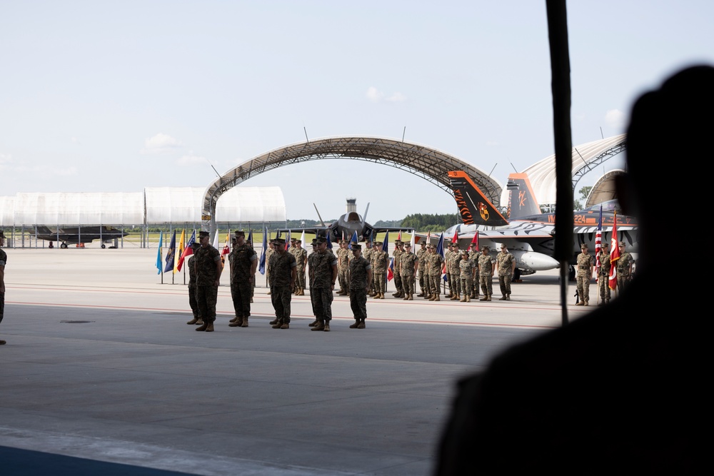 VMFA-224 change of command and redesignation ceremony
