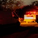 The 647th Civil Engineer Squadron conducts night vision training at Base-X